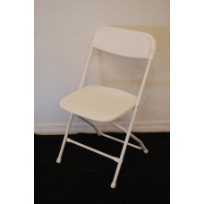 Chair, White Folding
